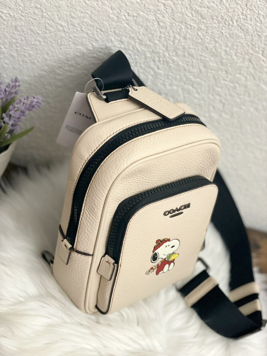 NWT COACH X PEANUTS TRACK PACK 14 WITH SNOOPY MOTIF CE602 NWT COACH X PEANUTS TRACK PACK 14 WITH SNOOPY MOTIF CE602