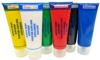 Acrylfarben Set 6 Tuben 75Ml KüNstlerfarbe Malen Blau GrüN Gelb Rot 28,22€/L