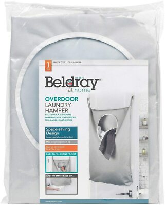 12x Beldray  LA055057GRYEU Overdoor Wäschekorb, grau GROSSEINKAUF GROSSHANDEL