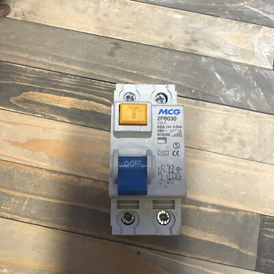 MCG 80 AMP 30mA DOPPELPOLIG RCD JVL1 2P8030