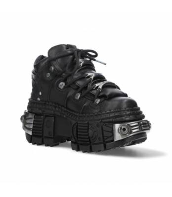 NEW ROCK Damen Schuhe PIEL Rock Tank Plateausohle WALL106-S10