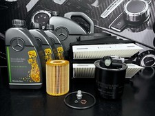 Genuine Mercedes-Benz W166 ML GLE 350d Oil Air and Fuel Filters With Oil ZMLV4