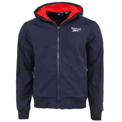 Reebok Men's Softshell Vestee Jacket Large Navy NWT