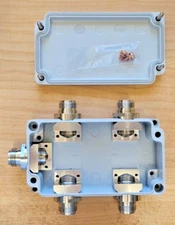 NEW Huber+Suhner 9070.17.0008 5x Type-N(f) RF Microwave Enclosure Project Box