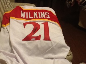 dominique wilkins signed jersey