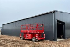 Isolierte Stahlhalle 12x60x5m PV-Bereit Industriehalle Lagerhalle Gewerbehalle