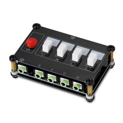 Mini 4-port 3.5mm Audio Switcher Schalter Umschalter Passive Headphone Splitter