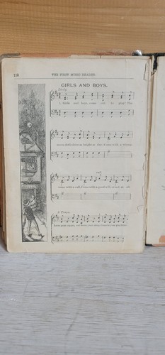 1894 Antique Public School Music Course Song Book Rare Boston USA 2nd Edition - Picture 8 of 10