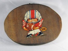 Football Childrens Room Nursery Wall Art Frankie Fumble Sport Mites Plaque