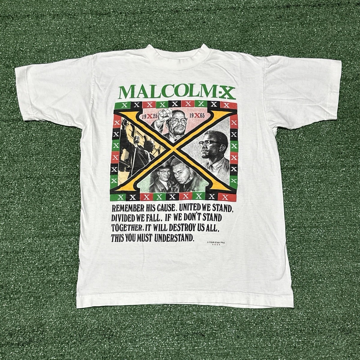 マルコムX Tシャツ XL 90s \"Malcolm X\" PHOTO Tee マルコムX Tシャツ XL 90s 