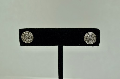 Sterling Silver Diamond Earrings