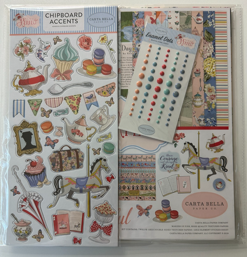 Carta Bella 12 x 12 Scrapbook Kit-Variations-Practically Perfect, Snow Fun, More - Picture 7 of 42
