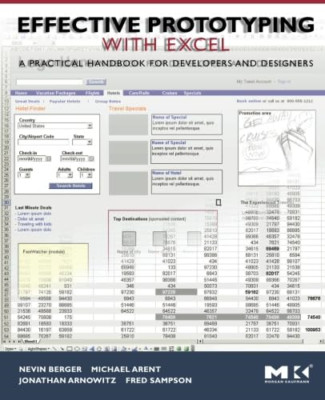 Effective Prototyping with Excel: A practical handbook  - Paperback NEW Berger,