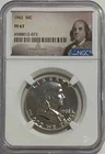1962 Franklin Half Dollar 50C NGC PF67