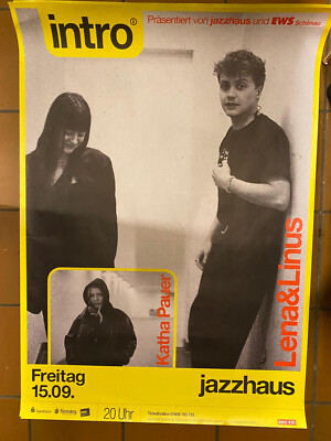 Konzertposter/Tourposter  ** Lena & Linus ** Freiburg 15.09.