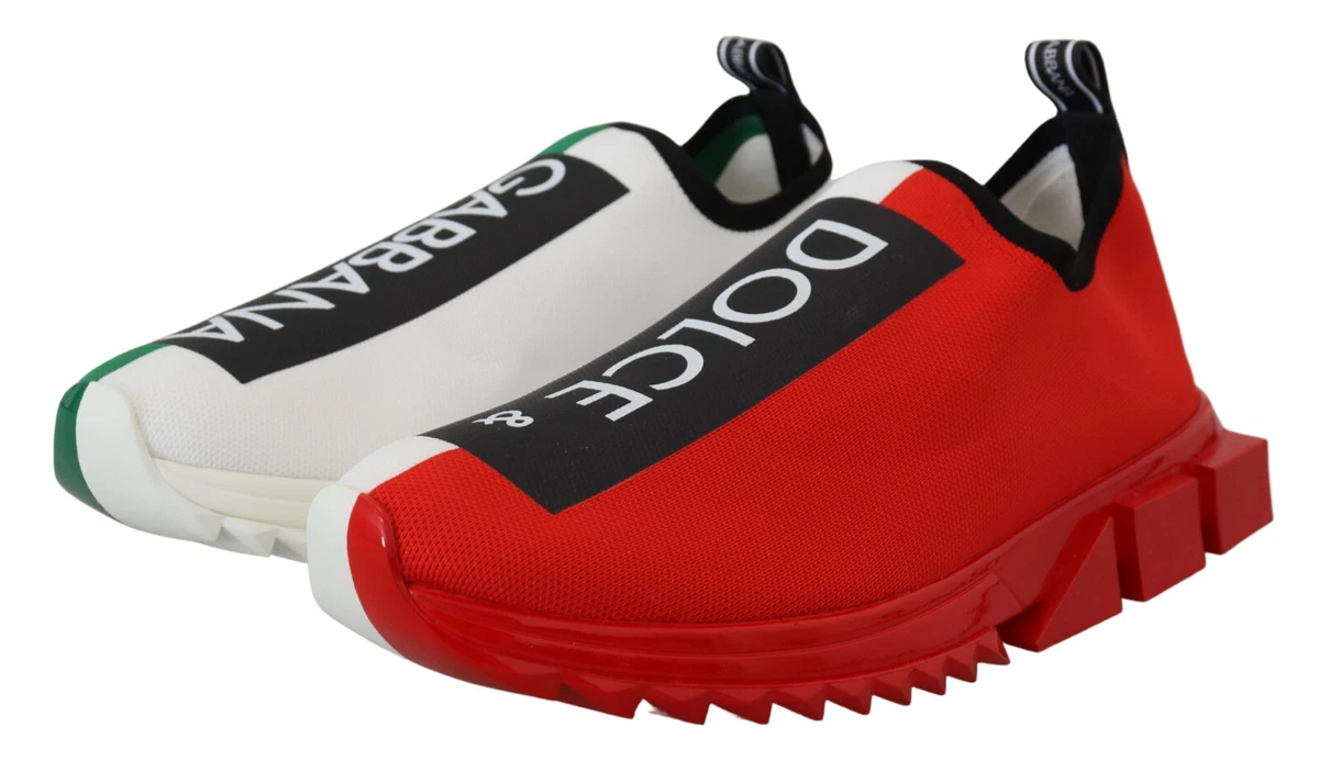 DOLCE GABBANA Shoes Sorrento Italian Flag Colors Sneakers s