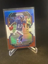 2021 Panini Prizm Football Plaxico Burress #236 Red White Blue