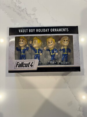 Fallout 4 Vault Boy Holiday Ornaments Brand New 
