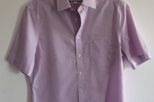 Charles Tyrwhitt Men's Shirt Size 15.5" / 39cm Slim Fit - Non-Iron, Short Sleeve - Picture 22 of 24