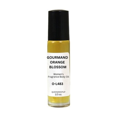 Gourmand Orange Blossom (Women) Body Oil 10 ml Fragrance Natural 1/3 oz Roll-On