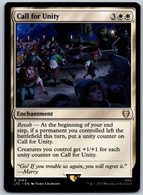 Call for Unity R Commander: The Lord of the Rings: Tales of Middle-earth 163 NM