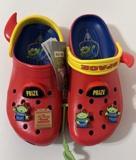 Disney Parks Toy Story Crocs Pizza Planet Men s 7 Women s 9 Light Up Alien NWT