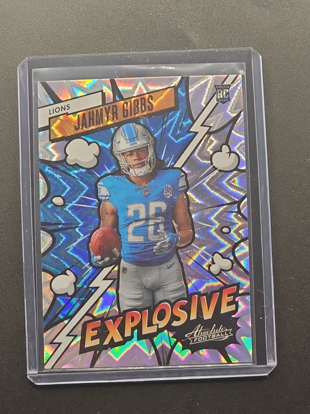 2023 Panini Absolute Explosive Jahmyr Gibbs CASE HIT  RC Detroit Lions
