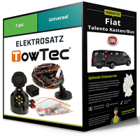 Elektrosatz 7-Pol Universell für Fiat Talento Kasten/Bus 06.2016-Jetzt NEU