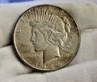 1926 S US Peace Silver Dollar $1 XF (Stained)