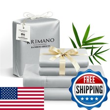 KRIMANO Bamboo Viscose Sheet Set King Size 4pc