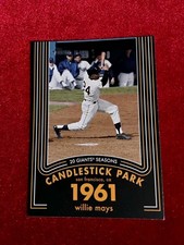 2020 Topps Heritage Willie Mays 20 Gigantic Seasons '61 #11 San Francisco Giants