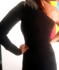 Cocktail/Party Forever 21 One Shoulder Sexy Black Dress New With Tag Size S