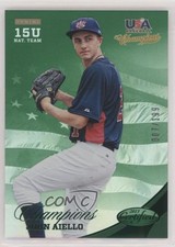 2013 USA Baseball Champions Certified National Team Mirror Green John Aiello fm0