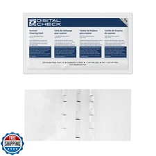 KICTeam - Waffletechnology® Cleaning Cards for Digital Check Scanners (15 Car
