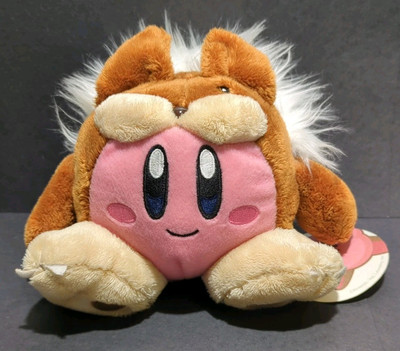 RARE With Tag 2009 Kirby Of The Stars Animal Kirby Plush San-Ei Nintendo/HAL