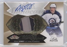 2014-15 Fleer Showcase Hot Prospects Auto 49/375 Adam Lowry #167 Patch 1u6