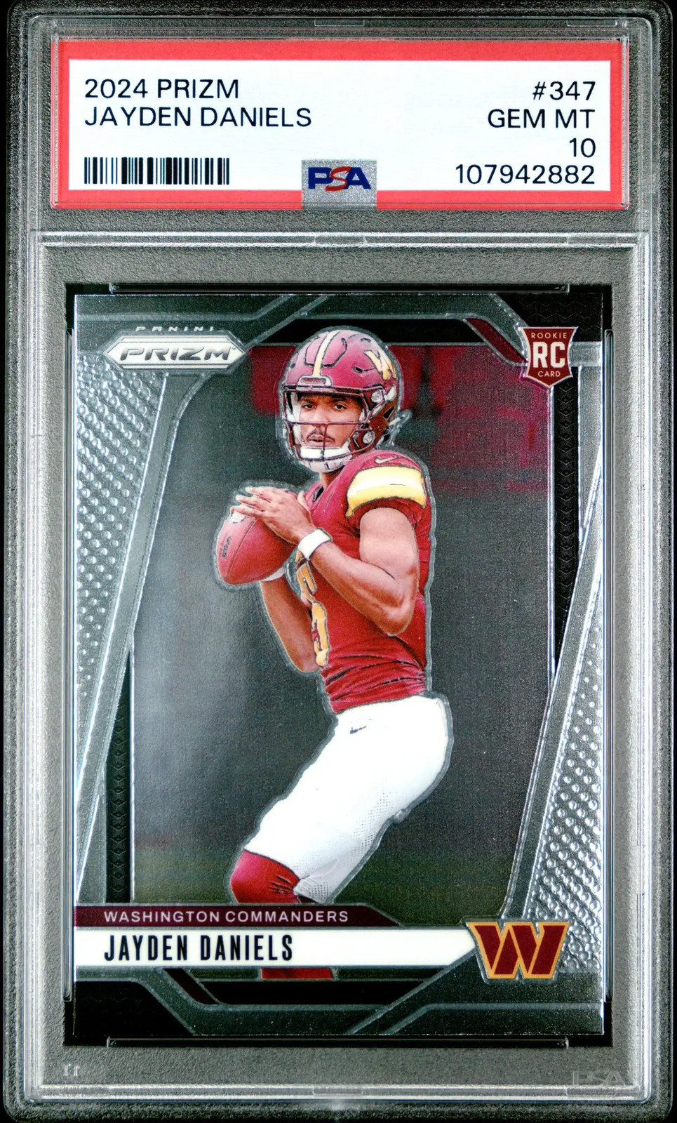 2024 Panini Prizm Jayden Daniels #347 PSA 10