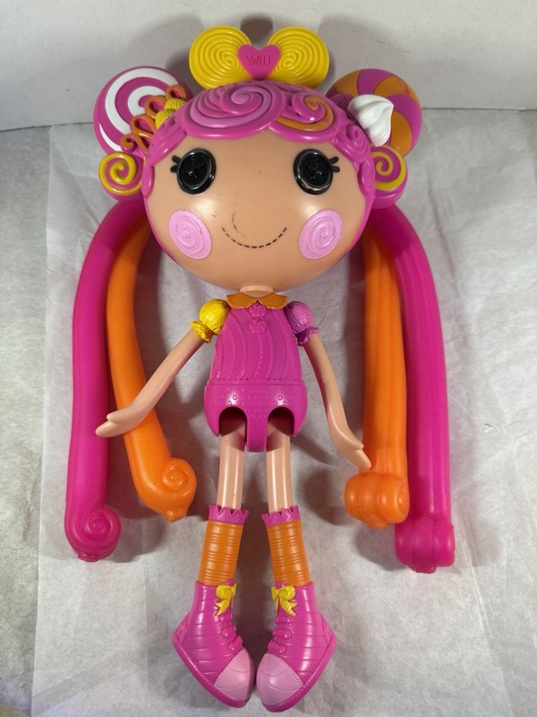 Lalaloopsy Doll Whirly Stretchy Locks Full Size 14 Inches Length No Skirt