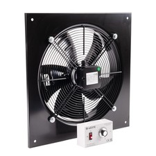 Industrial Wall Mounted Extractor Fan 16" Commercial Ventilation +Speed Control