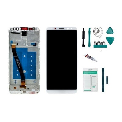 Huawei Mate 10 lite Display (mit Rahmen) weiß - Set Versand aus Deutschland