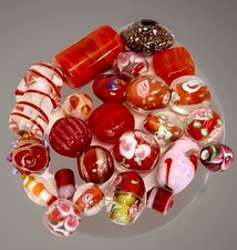 Assortment Of Mixed Glass Beads 5-23mm