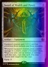 MTG Sword of Wealth and Power (26p/9) The Big Score Promos NM FOIL