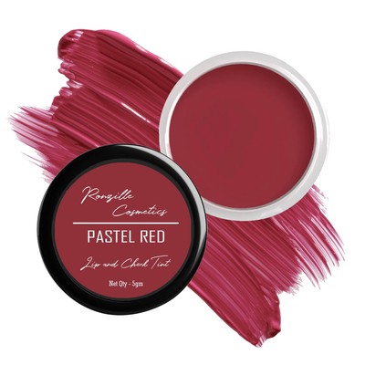 Ronzille Lip And Cheek Tint, Pastel Red For Makeup 5gm