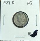 Mercury Dime - 1927-D - VG