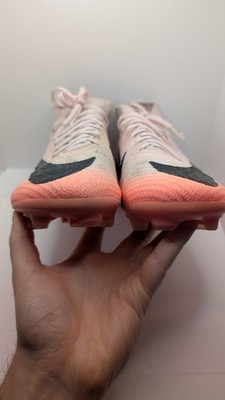 Nike Zoom Mercurial Superfly 9 Elite FG  Weiß Pink Größe 44,5