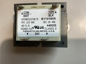 GOODMAN JANITROL AMANA B1141605 120V/24V 40VA TRANSFORMER 4000B01E07AE79