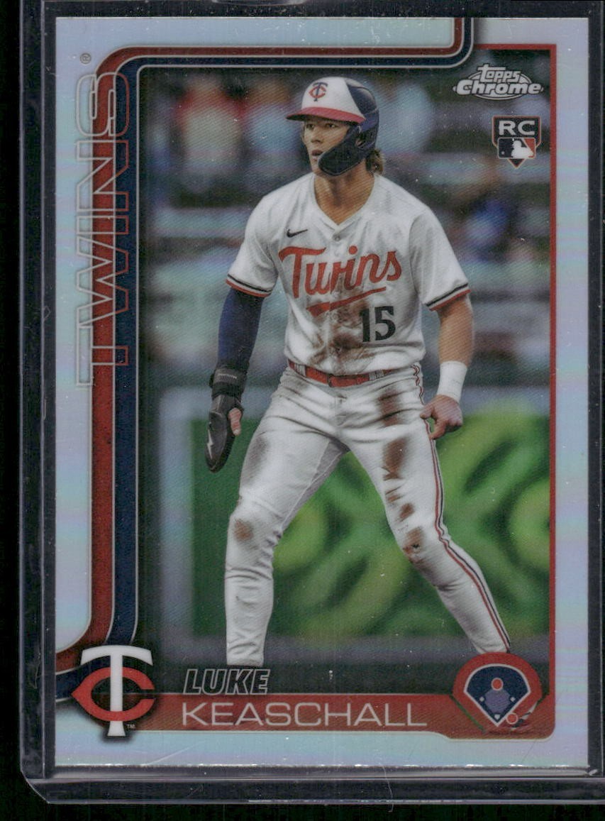 2025 Topps Chrome Update #USC106 Luke Keaschall REFRACTOR RC - Minnesota Twins