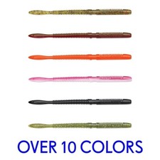 CrushCity Janitor Worm Soft Plastic Bait Size 6"