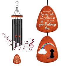 Pet Dog Memorial Wind Chimes Sympathy Gifts for Dog Lover Remembrance Gift in...