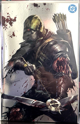 ABSOLUTE GREEN ARROW 1 KIRKHAM BATTLE DAMAGE FOIL VARIANT DC